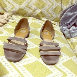 Dolce Vita Gray suede strapped sandals size 11!